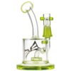 Evolution - Evolution Halo Dual Use Water Pipe w/ Dome Bowl & Banger - Apple Green - 6.75in.