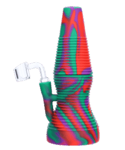 Valiant - Valiant Silicone Dab Rig - Purple Green & Orange