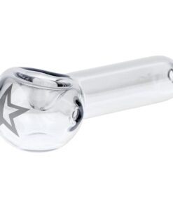 Alternative view of Famous Design - Famous Design Chrome Fumed Spoon Pipe - Grey - 3in.