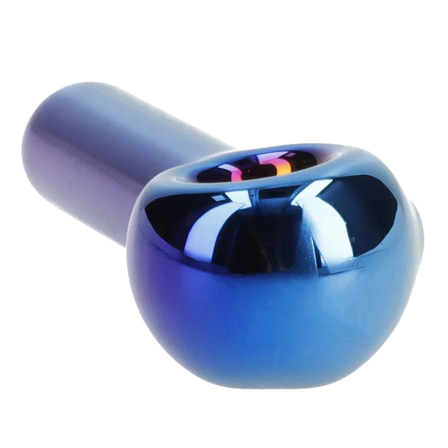 Famous Design - Famous Design Sapphire Fumed Spoon Pipe - Blue - 3in. - Image 3