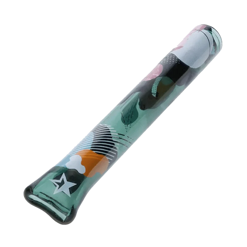 Famous Design - Famous Design Aquarius Chillum - Teal - 4in. - Image 3