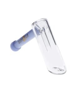 Alternative view of Dopezilla - Dopezilla Phoenix Bubbler - Milky Blue - 5in.