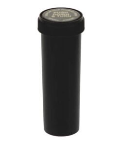Twd. - Valiant Child Resistant Vial Container - Black - 60 Dram