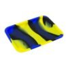 Valiant - Valiant Silicone Rolling Tray - Blue Yellow & Black - 8x6in.