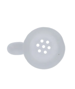 Alternative view of Valiant - Valiant Glass Bowl w/ Honeycomb Screen - White - Male 18mm