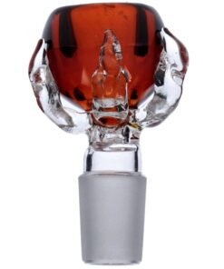 Valiant - Valiant Glass Claw Bowl - Amber - Male 18mm