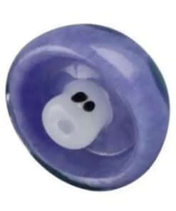 Valiant - Valiant Spotted Mushroom Glass Carb Cap - Blue