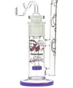 Alternative view of C&C - C&C Waterpipe w Dab Rig Tied Stick w/D.S andQuart-Milky Purple