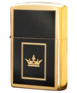 Alternative view of Queen of Bud - Queen of Bud Black Obsidian Flame of Dreams Zippo