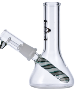 Atomik - Atomik Bianca Dab Rig - Teal & White - 5in.