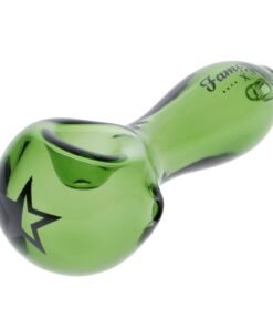Famous X - Famous X - Spoon Pipe - Green - 4in.