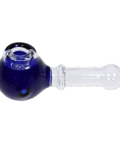 Valiant - Valiant Cauldron Glass Pipe - Blue - 4.5in.