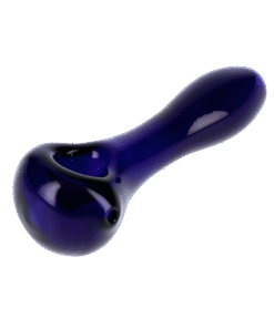 Alternative view of Valiant - Valiant Classic Glass Spoon Pipe - Blue - 4in.
