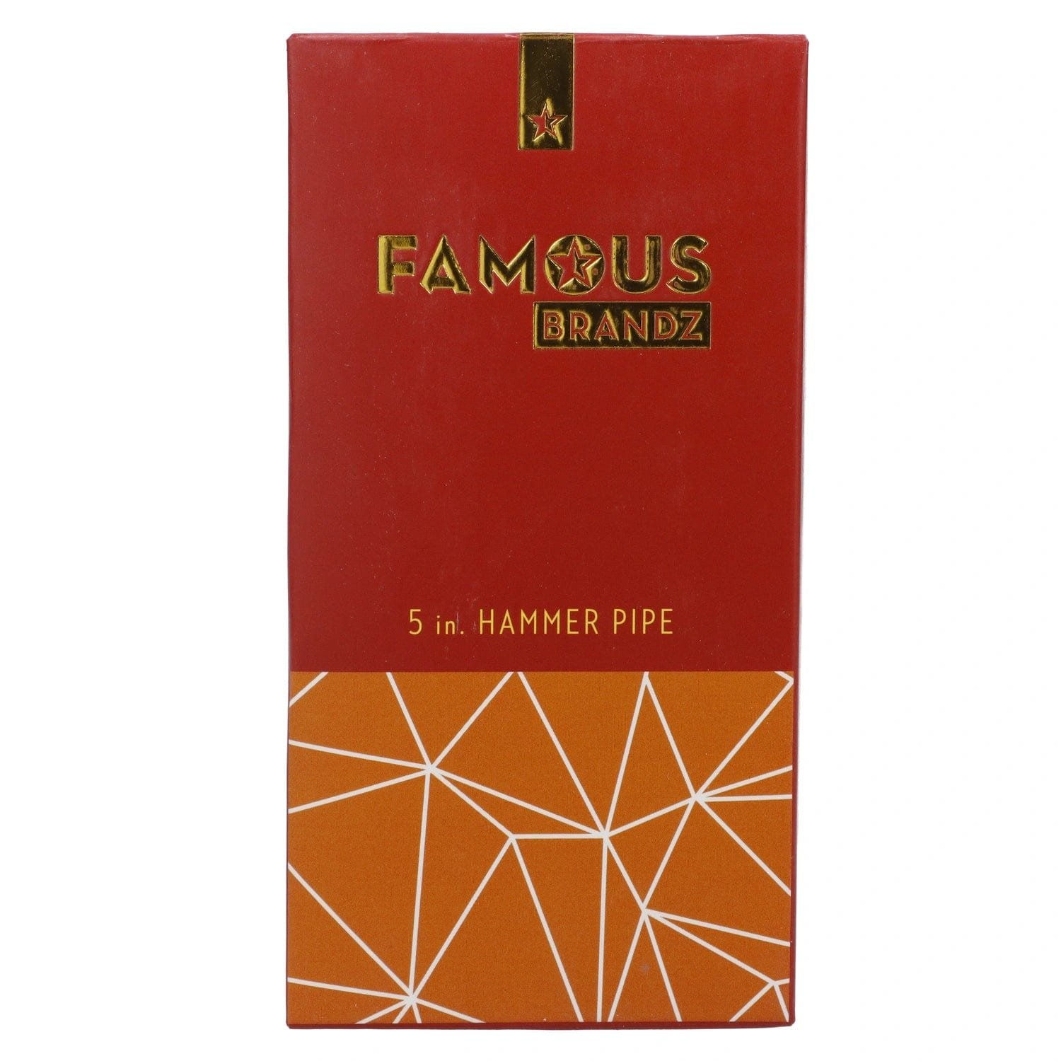 Famous Design - Famous Design Space Hammer Pipe-Amber-5 in. - Image 9