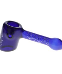 Famous Design - Famous Design Space Hammer Pipe-Blue-5 in.