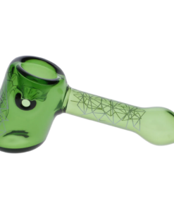 Famous Design - Famous Design Space Hammer Pipe-Green-5 in.