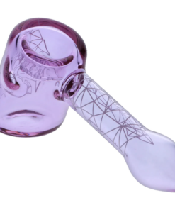 Alternative view of Famous Design - Famous Design Space Hammer Pipe-Purple- 5in.