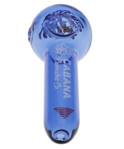 Cabana Cannabis Co. - Cabana Canabis Co. The Afterglow Spoon Hand Pipe-Blue-5in.