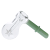 Famous X - Famous X Bulb Bubbler-Milky Teal - 6in.