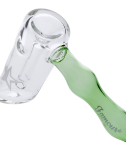 Alternative view of Famous X - Famous X Straight Hammer Bubbler - Green - 6in.