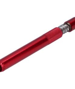 Alternative view of Valiant - Valiant Spring Loaded Weave Tip One Hitter - Red