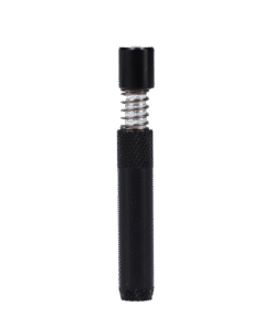Valiant - Valiant Spring Loaded Half Weave Tip One Hitter - Black