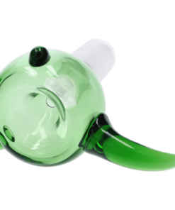 Alternative view of Valiant - Valiant Glass Bowl w/ Handle - Green - Male 14mm