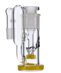 Alternative view of Valiant - Valiant Ash Catcher w/ Removable Showerhead - Yellow - Male 14mm - 5.5in.