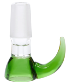 Alternative view of Valiant - Valiant Bowl - Green w/ Transparent Handle - Male 14mm