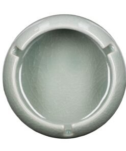 Alternative view of Valiant - Valiant Round Glass Ashtray - Green - 4in
