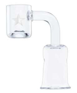 Famous X - Famous X Quartz Banger - 90 degree - Clear - Female 18mm