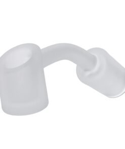 Alternative view of Valiant - Valiant Frosted Quartz Banger - 4mm thick 45 Degree - Male 18mm