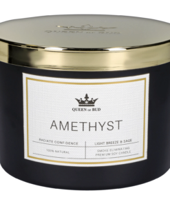 Alternative view of Queen of Bud - Queen of Bud Candle - Amethyst