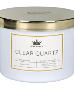 Alternative view of Queen of Bud - Queen of Bud Candle - Clear Quartz
