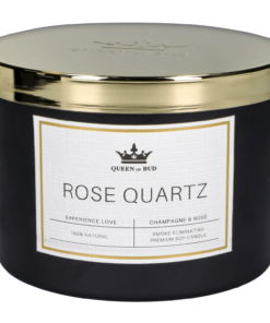 Alternative view of Queen of Bud - Queen of Bud Candle - Rose Quartz