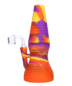 Valiant - Valiant Silicone Dab Rig - Orange Yellow & Purple