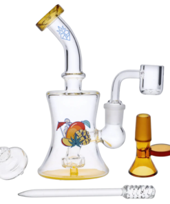 Cabana Cannabis Co. - Cabana Cannabis Co. Parasol Dab Rig Yellow - 6in