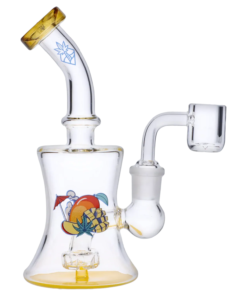 Alternative view of Cabana Cannabis Co. - Cabana Cannabis Co. Parasol Dab Rig Yellow - 6in