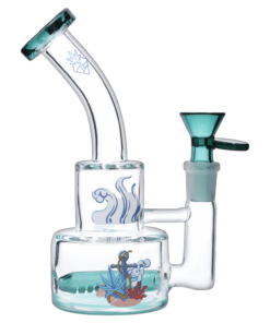 Cabana Cannabis Co. - Cabana Cannabis Co. Ahoy Dual-Use Water Pipe Teal - 6in