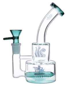 Alternative view of Cabana Cannabis Co. - Cabana Cannabis Co. Ahoy Dual-Use Water Pipe Teal - 6in